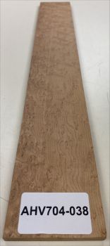 Fretboard Bird's Eye Maple caramel 500x76x9mm Unique Piece #038